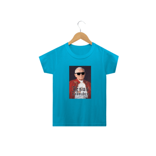 Nome do produto Camiseta Infantil Felipe D'Aloia - Jesus Save Bro