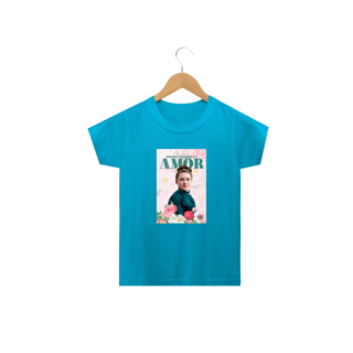 Nome do produto Camiseta Infantil Felipe D'Aloia - Minha Vocação é o Amor