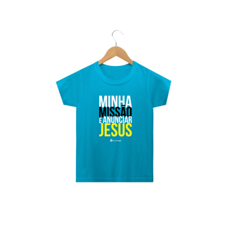 Nome do produto Camiseta Infantil Phelippe Luz - Minha Missão 2