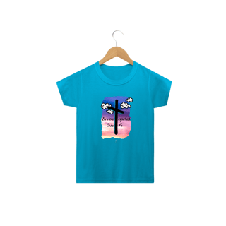 Nome do produto Camiseta Infantil Claudia Bastos - Eu Vou Esperar com Fé