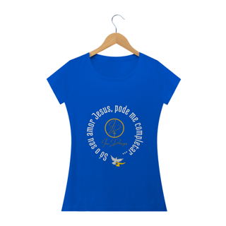 Nome do produto Camiseta feminina Ivan Domingos - O amor de Jesus