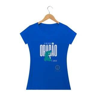 Nome do produto Camiseta feminina Ivan Domingos -  A melhor oração