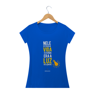 Nome do produto Camiseta Feminina Ederson de Oliveira - A Luz dos Homens