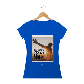 Nome do produto Camiseta Feminina Edu Guimarães - Tua Graça Está em Mim