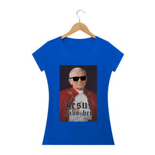 Nome do produto Camiseta Feminina Felipe D'Aloia - Jesus Save Bro