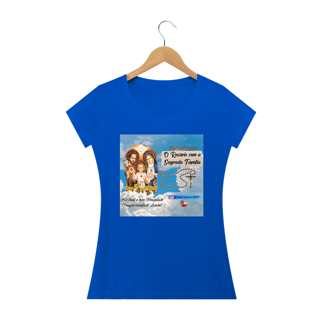 Nome do produto Camiseta Feminina Roberto Soares - Programa Rosário com a Sagrada Família