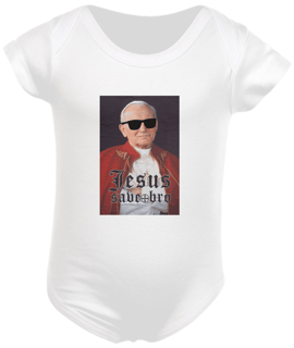 Nome do produto Body Infantil Felipe D'Aloia - Jesus Save Bro