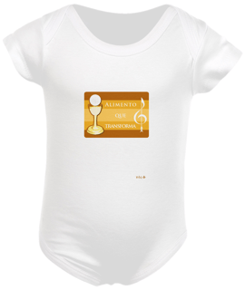 Nome do produto Body Infantil Instrumento de Paz - Alimento que Transforma