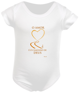Nome do produto Body Infantil Instrumento De Paz - O caminho de Deus