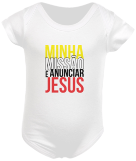 Nome do produto Body Infantil Phelippe Luz - Minha Missão 