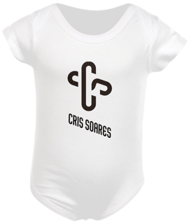 Nome do produto Body Infantil Cris Soares - CS em Cruz