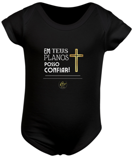 Nome do produto Body Infantil Max Calleb - Em Teus planos Posso Confiar