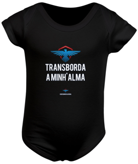Nome do produto Body Infantil Ederson de Oliveira - Transborda minha alma