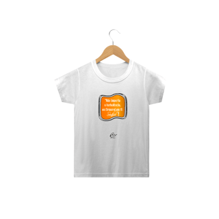 Nome do produto Camiseta infantil Max Caleb - Não importa a Turbulência