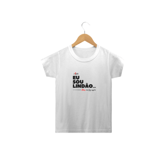 Nome do produto Camiseta Infantil Forró Santíssima Trindade - Eu sou lindão