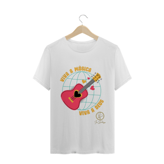 Nome do produto Camiseta Masculina Ivan Domingos - Viva a música