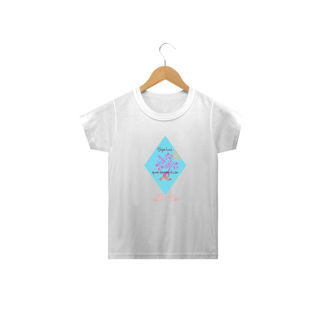 Nome do produto Camiseta Infantil Tininha Elo - Seja Luz Que Evangeliza