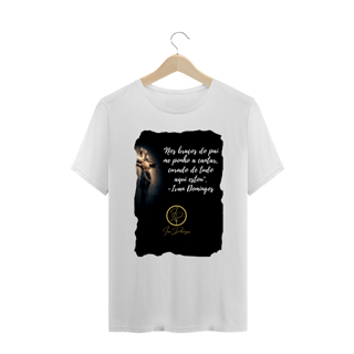 Nome do produto Camiseta Plus Size Ivan Domingos - Nos braços do Pai