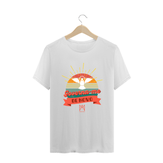 Nome do produto Camiseta Plus Size Aline Melo - Governa-me de Novo