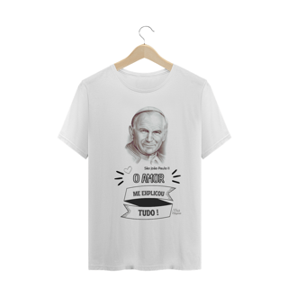 Nome do produto Camiseta Masculina Cris Margaridi - O Amor Explicou Tudo