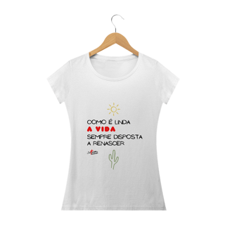 Nome do produto Camiseta Feminina Forró Santíssima Trindade - Como é Linda A Vida