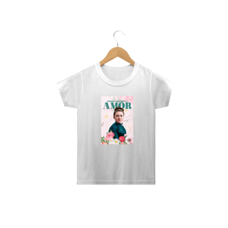 Nome do produto Camiseta Infantil Felipe D'Aloia - Minha Vocação é o Amor