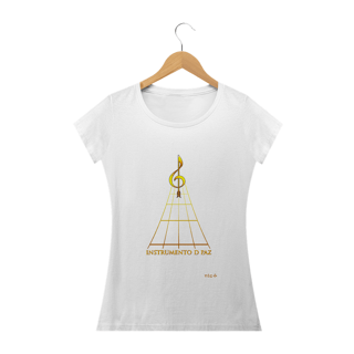 Nome do produto Camiseta Feminina Ministério Instrumento De Paz - Clave