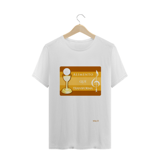 Nome do produto Camiseta Masculina Instrumento de Paz - Alimento Que Transforma