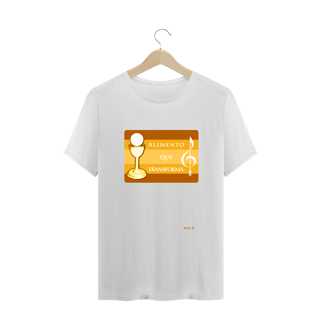 Nome do produto Camiseta Plus Size Instrumento De Paz - Alimento Que Transforma