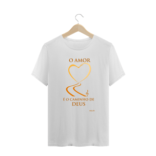 Nome do produto Camiseta Plus Size Instrumento de Paz - O Caminho de DEus