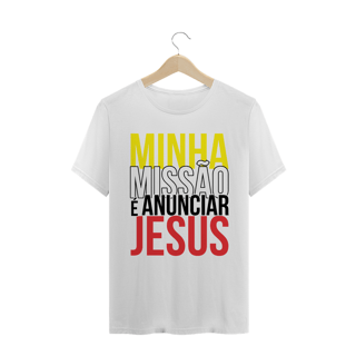 Nome do produto Camiseta Masculina Phelippe Luz - Minha Missão