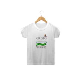 Nome do produto Camiseta infantil Rose Teixeira - Cristo é Meu Amparo
