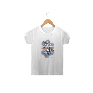 Nome do produto Camiseta Infantil Ellielthon Douglas - Mãe me Cobre com Teu Manto [ O Bom Pastor]
