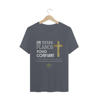 Nome do produto Camiseta Masculina Max Caleb - Em Teus planos posso confiar