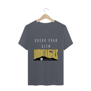 Nome do produto Camiseta Masculina Gabriel Dilins - Quero Voar Além Montanhas