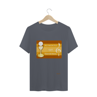 Nome do produto Camiseta Masculina Instrumento de Paz - Alimento Que Transforma