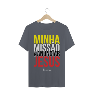 Nome do produto Camiseta Masculina Phelippe Luz - Minha Missão
