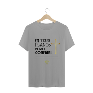 Nome do produto Camiseta Masculina Max Caleb - Em Teus planos posso confiar
