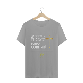 Nome do produto Camiseta Masculina Max Caleb - Em Teus planos posso confiar