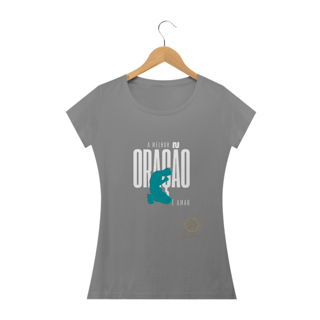 Nome do produto Camiseta feminina Ivan Domingos -  A melhor oração