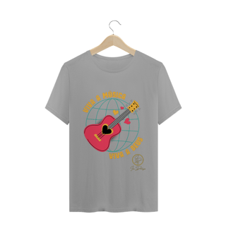 Nome do produto Camiseta Masculina Ivan Domingos - Viva a música