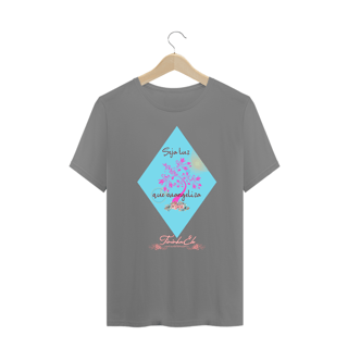 Nome do produto Camiseta Plus Size Tininha Elo - Seja Luz Que Evangeliza