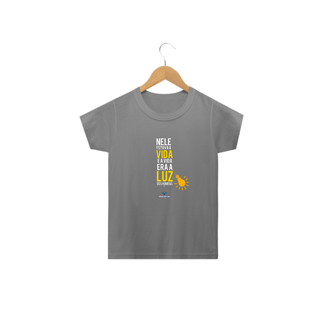 Nome do produto Camiseta Infantil Ederson de Oliveira - A Luz dos Homens