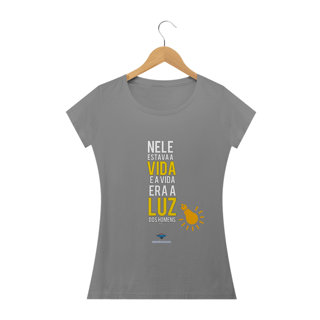 Nome do produto Camiseta Feminina Ederson de Oliveira - A Luz dos Homens