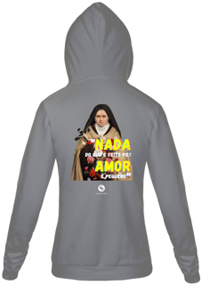 Nome do produto Moletom com zíper Gabriel Dilins - Feito Por Amor