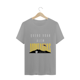 Nome do produto Camiseta Masculina Gabriel Dilins - Quero Voar Além Montanhas