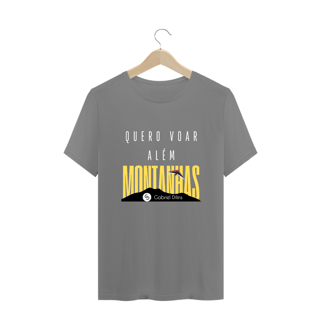 Nome do produto Camiseta Plus Size Gabriel Dilins - Quero Voar Além Montanhas