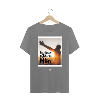 Nome do produto Camiseta Plus Size Edu Guimarães - Tua Graça Está Em Mim