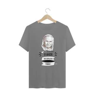 Nome do produto Camiseta Plus Size Cris Margaridi - O Amor Explicou Tudo