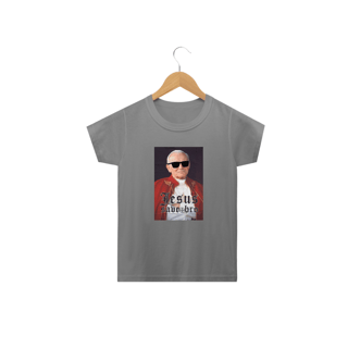 Nome do produto Camiseta Infantil Felipe D'Aloia - Jesus Save Bro